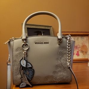 NWT Michael Kors Gray Ellis CB Bag & Wallet